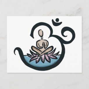 Lotus Älskare Yoga Vykort