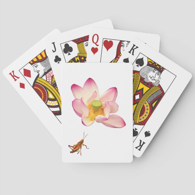 Lotus and Grashopper Casinokort (Baksidan)
