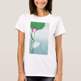 Lotus and White Heron, Koson, Ukiyo-e T Shirt