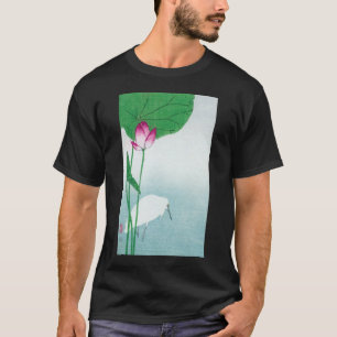 Lotus and White Heron, Koson, Ukiyo-e Tröja