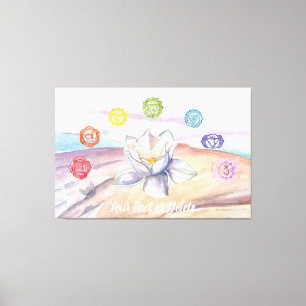*~* Lotus Art Beach Chakra Painting Artistic Canvastryck