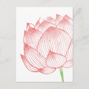 Lotus Art-vykort Vykort