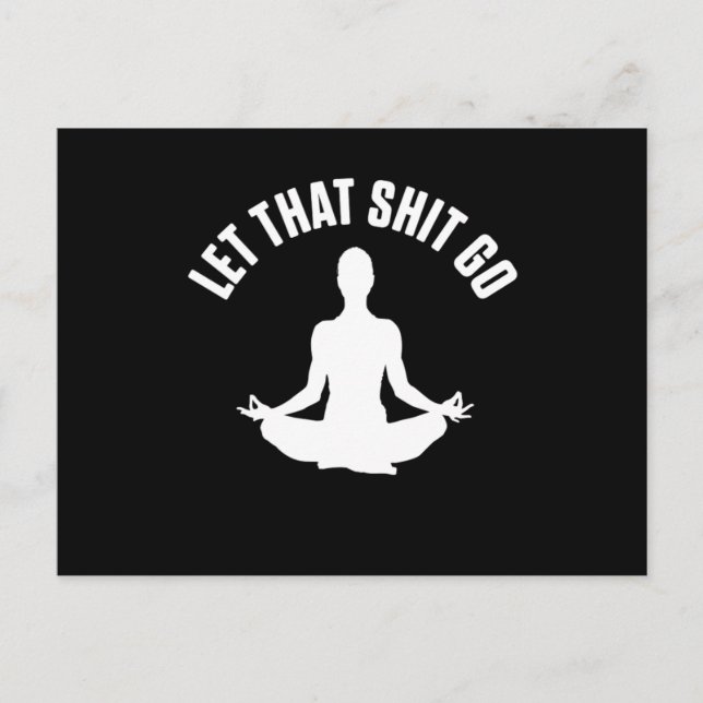 Lotus Asana Yoga Meditation Nirvana Zen Buddhism G Vykort (Framsida)