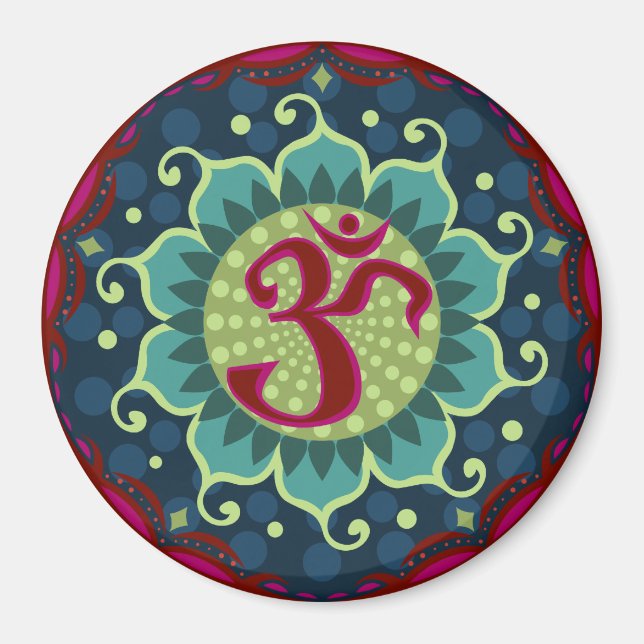 Lotus Aum - OM Magnet (Framsidan)