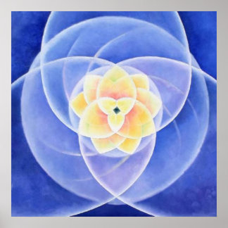 Lotus av Lynda Vugler Poster