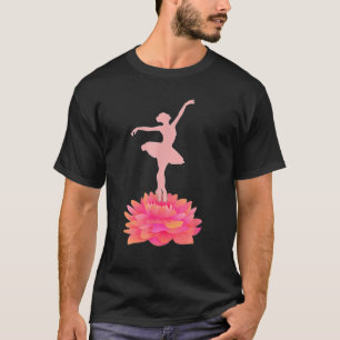 Lotus Ballet Dance Gift Idea Ballerina Girl Dancer T Shirt