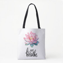 LOTUS BARA BREATHE CANVAS TOTE BAG