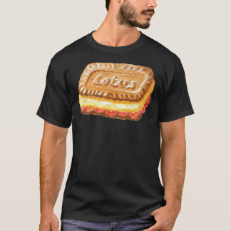 Lotus Biscoff Cookie Ice Cream Sandwich Watercolou T Shirt