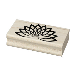 lotus blomart frimärke stämpel