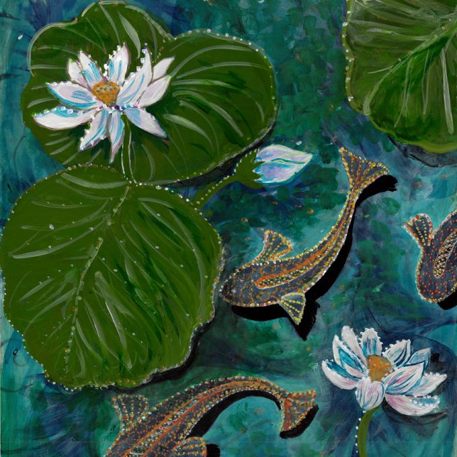 Lotus blombalkar leggings (Skapare uppladdad)