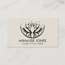 Lotus Blomform och måne på Canvas