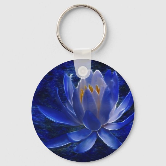 Lotus blomma och dess innebörd nyckelring (Framsida)