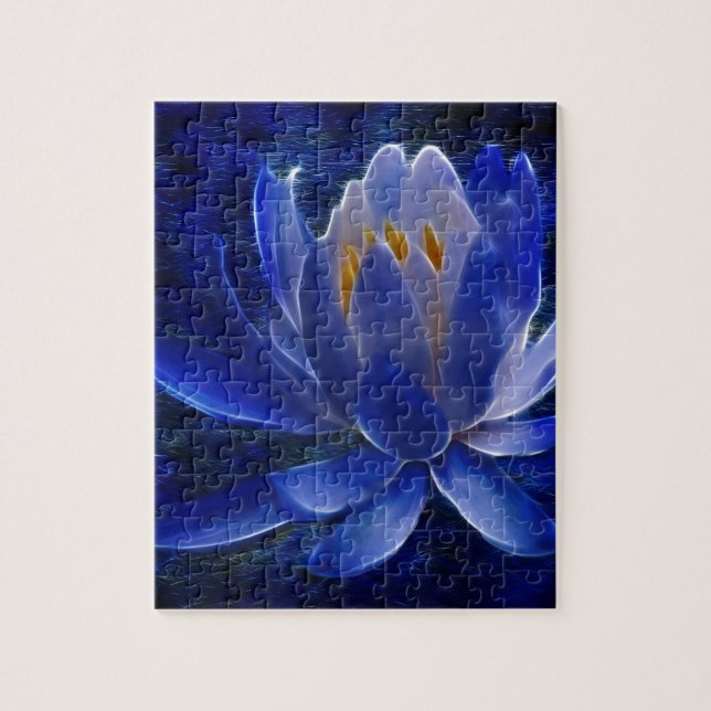 Lotus blomma och dess innebörd pussel (Vertikal)