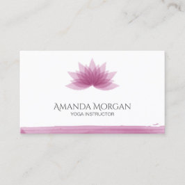 Lotus blomma visitkort