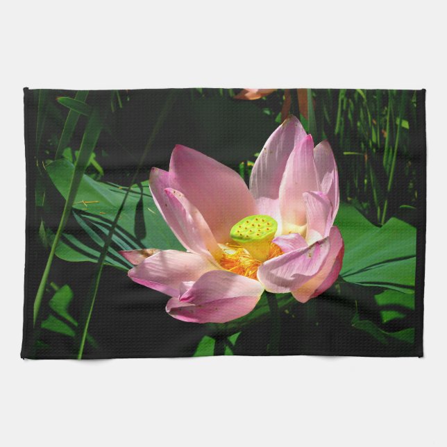Lotus Blommar Kökshandduk (Horisontell)