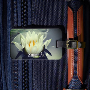 Lotus Blommar Personlig Bagagebricka