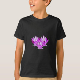 Lotus blommar rosa på havets grönt tröja