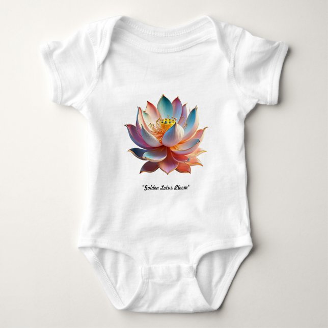 ’Lotus Blommar Serenity’ T Shirt (Framsida)
