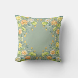 Lotus Blommig Citrus Explosion Kudd Kudde