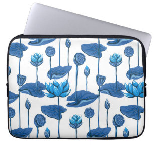 lotus blommor laptop fodral