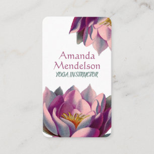 Lotus blommyoga spa fitness visitkort