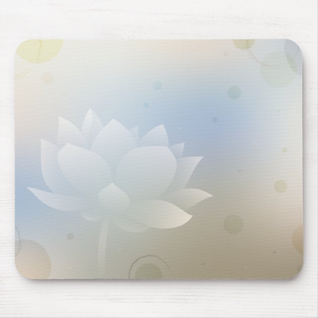 Lotus Bloom Mouse Pad Musmatta (Framsidan)