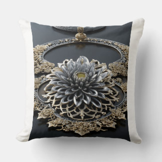 Lotus Brand Logokudde – Elegant Blommig Symbol Cu Kudde