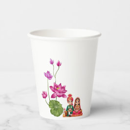 Lotus, bride och groom bild