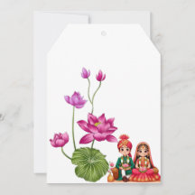 Lotus, brud och brudgumme 