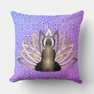 Lotus Buddha dekorativ kudde