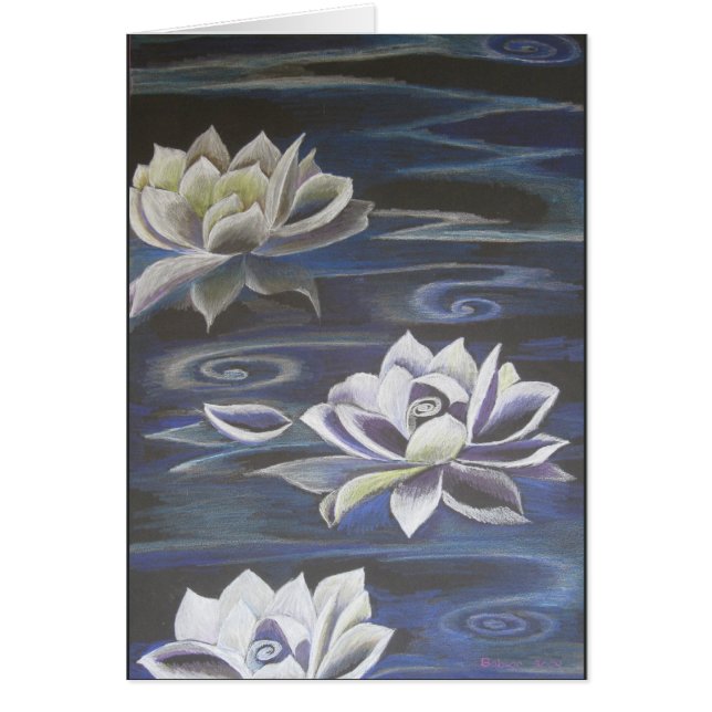 Lotus Card Hälsningskort (Framsidan)