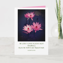 Lotus Card med offert Kort