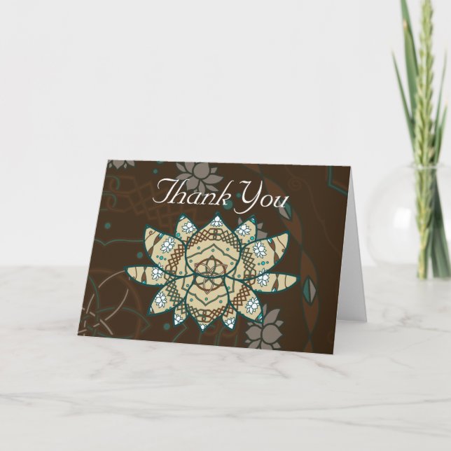 Lotus Card Tack Kort (Framsida)