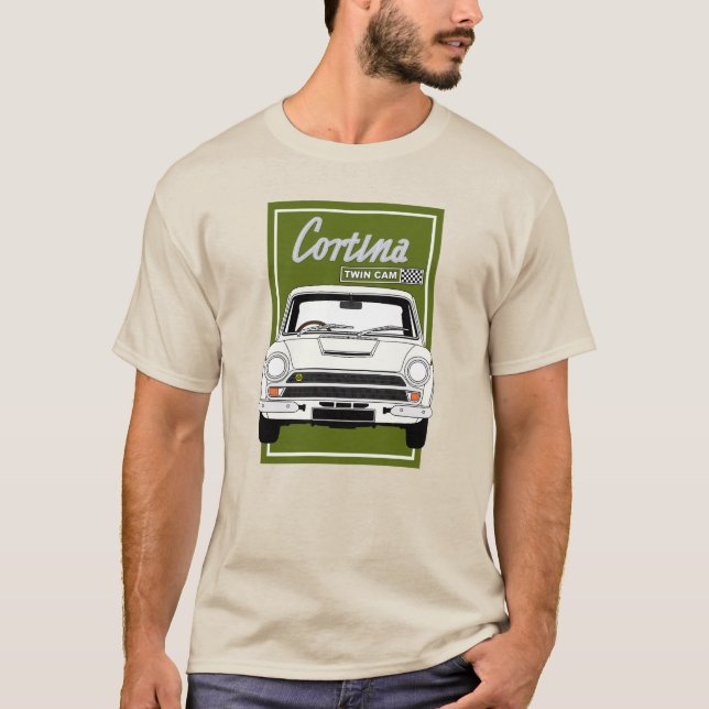 Lotus Cortina Mk1 T-Shirt (Framsida)