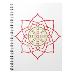 Lotus Dharma Wheel - bärbar dator Anteckningsbok