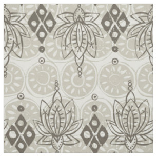 Lotus diamant Linen Tyg