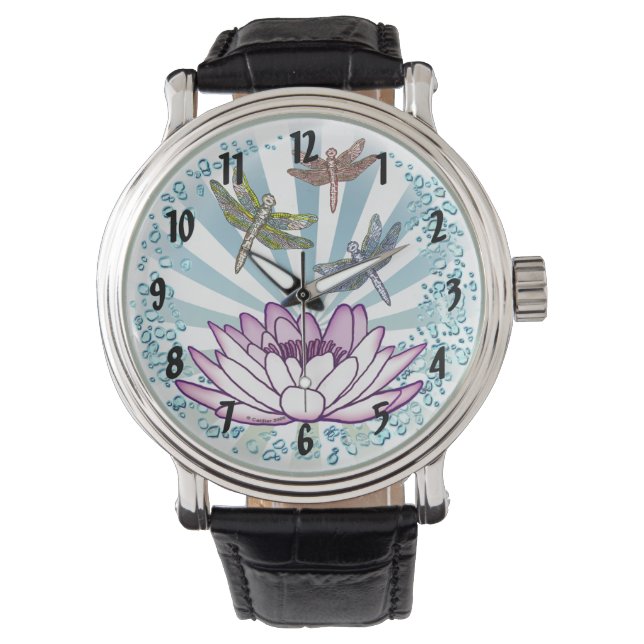 Lotus Dragonfly Watch Armbandsur (Framsida)