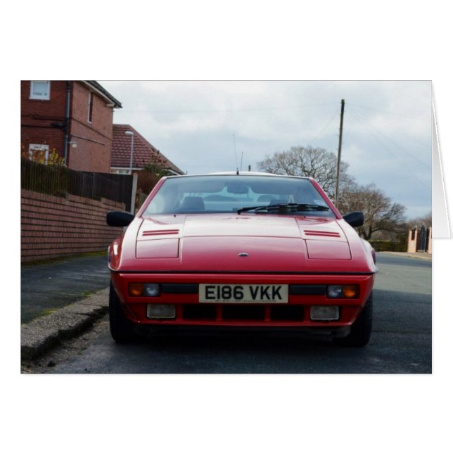 Lotus Eclat Framsida Hälsningskort (Framsidan Horizontal)