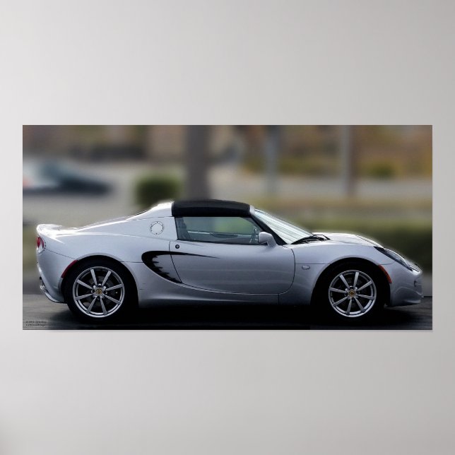 LOTUS ELISE POSTER (Framsidan)