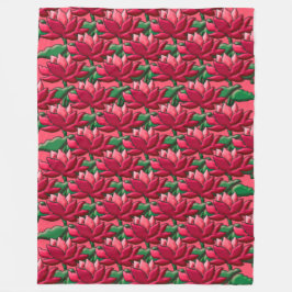 Lotus-emoticon Fleecefilt