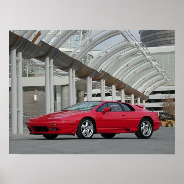 Lotus Esprit S4 Poster (Framsidan)