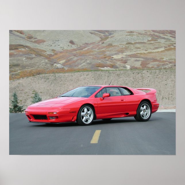 Lotus Esprit S4S Poster (Framsidan)