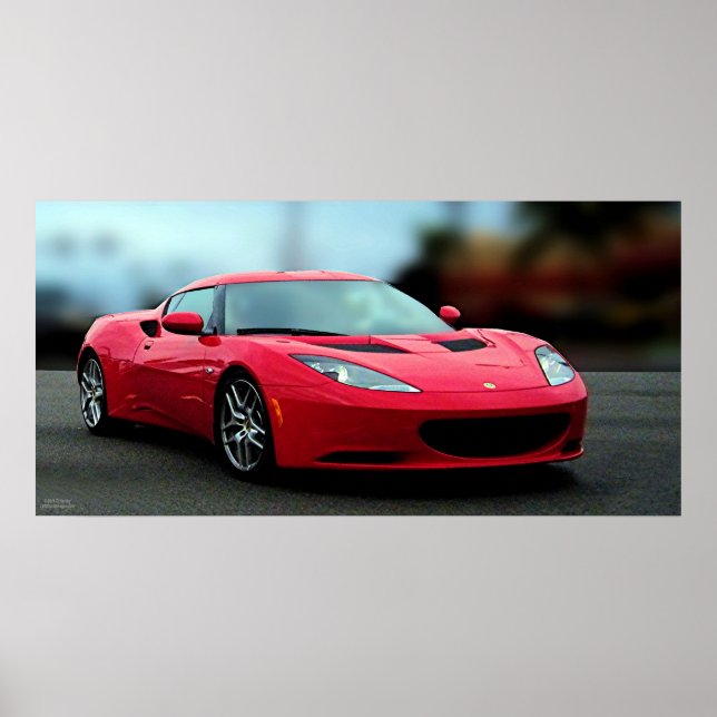LOTUS EVORA POSTER (Framsidan)