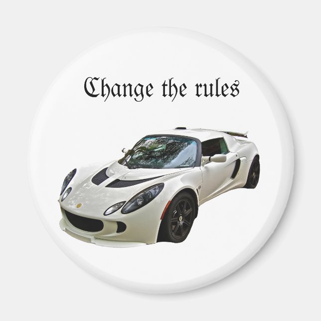 Lotus Exige - Ändra regler Magnet (Framsidan)