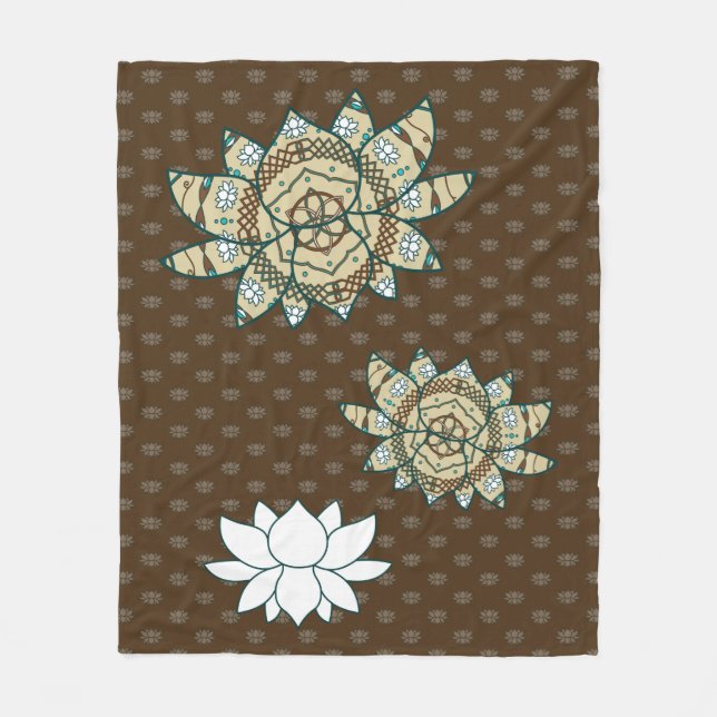 Lotus Fleece Blanket (Framsidan)