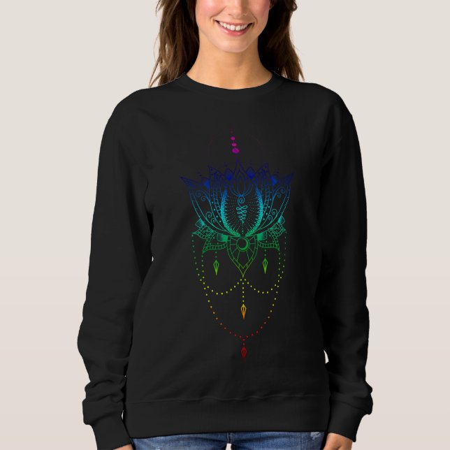 LOTUS FLOWER 7 T SHIRT (Framsida)