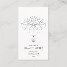 Lotus Flower-Affärskortet för helhetsljud