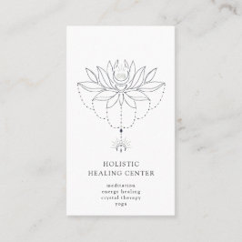 Lotus Flower-Affärskortet för helhetsljud Visitkort