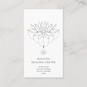 Lotus Flower-Affärskortet för helhetsljud Visitkort
