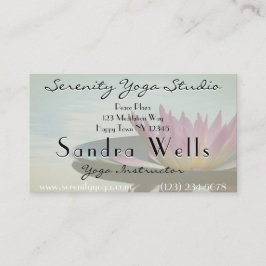 Lotus Flower-Affärskortet Visitkort